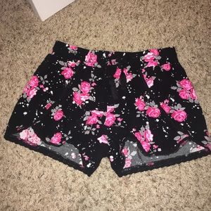 Girls matching set of tank top and shorts.